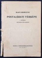 1973 Magyarország Postajárati Térképe 8 Részben - Other & Unclassified