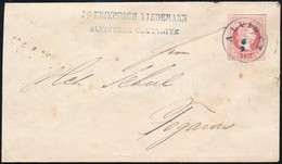 1870 5kr Díjjegyes Boríték Kék / Blue 'ALVINCZ' - Altri & Non Classificati