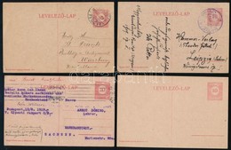 1919 3 Használt + 1 Használatlan Díjjegyes Levelezőlap 81 Közte Lemezhibásak - Other & Unclassified