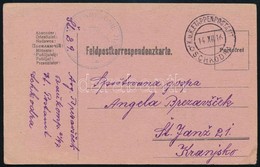 1916 Tábori Posta Levelezőlap 'K.u.K. BAUKOMPAGNIE 21/97' + 'EP SCHKODRA B' - Altri & Non Classificati