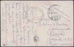 1917 Tábori Posta Képeslap 'M.KIR. EGYESÍTETT HONVÉD...' + 'HP 171' - Sonstige & Ohne Zuordnung