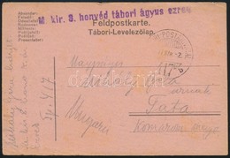 1917 Tábori Posta Levelezőlap / Field Postcard 'M.kir. 3. Honvéd Tábori ágyus Ezred' + 'TP 417 B' - Andere & Zonder Classificatie