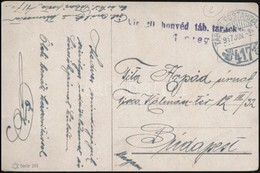 1917 Tábori Posta Képeslap / Field Postcard 'M.kir. 20. Honvéd Táb. Tarack' + 'TP 417' - Otros & Sin Clasificación