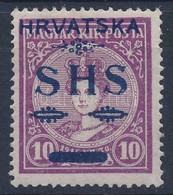 * SHS 1918 Koronázás 10f, Bodor Vizsgálójellel - Otros & Sin Clasificación