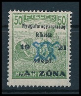 ** Nyugat-Magyarország II. 1921 Arató 50f Garancia Nélkül (18.000) - Other & Unclassified