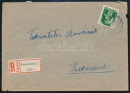 1946 (4. Díjszabás) Ajánlott Távolsági Levél Hadvezérek 1P + Kisegítő 3P/50f + 22 X 8P/20f Bérmentesítéssel - Other & Unclassified