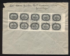 1946 (15. Díjszabás) Levél Zürichbe 10x 4 MillióP Bérmentesítéssel / Cover To Switzerland - Sonstige & Ohne Zuordnung