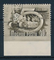 O 1951 Ötéves Terv II. 40f Alul Vágott - Altri & Non Classificati