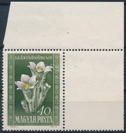 ** 1950 Virág ívszéli 40f Jobb Oldali üres Mezővel - Sonstige & Ohne Zuordnung