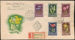 1951 Virág Sor Ajánlott FDC-n - Otros & Sin Clasificación