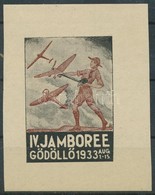 ** 1933/7a Cserkész IV. Jamboree Gödöllő, Repülők Emlékív (100.000) / Scout Jamboree - Other & Unclassified