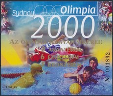 ** 2000 Sydney Olimpia 2000 Emlékív ,,Az Olimpia Magyar Sikerei' Arany Felülnyomattal, Sorszám: 001892 - Autres & Non Classés