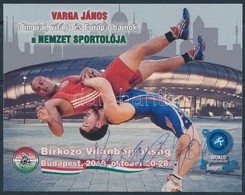 ** 2018 Varga János A Nemzet Sportolója Emlékív Aláírással - Other & Unclassified