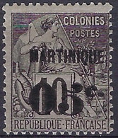 ⭐ Martinique - YT N° 10 * - Neuf Avec Charnière - TB - 1888 / 1891 ⭐ - Unused Stamps