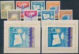 ** 1964 Nyári Olimpia, Tokió Fogazott és Vágott Sor Mi 823-826 + 828-831 + Blokk 22-23 - Sonstige & Ohne Zuordnung