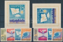 ** 1964 2 Klf Olimpia Sor Mi 823-826, 828-831 + 2 Klf Blokk Mi 22-23 - Other & Unclassified