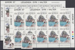 ** 1997 Europa CEPT: Történetek és Legendák ívszéli Sor + Kisív Mi 2619-2620 - Andere & Zonder Classificatie