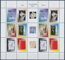 ** 2014 Salvador Dali Festmények Kisív Mi 785-790 - Other & Unclassified