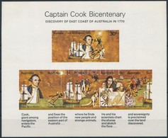 ** 1970 James Cook Sor + Blokk,
James Cook Set + Block
Mi 437-442 + Mi 1 - Other & Unclassified