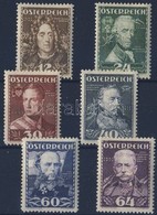 * 1935 Hadvezérek Mi 617-622 - Andere & Zonder Classificatie