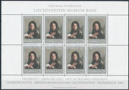 ** 2006 Liechtenstein Múzeum, Festmény Mi 2574 Kisív - Autres & Non Classés