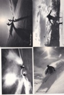 Phot. GRANGE . Lot 4 Cpsm 10x15 . SKI / SKIEURS - Photographie