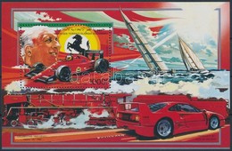 ** 1987 Személyiségek és Közlekedési Eszközök Enzo Ferrari Blokk,
Personalities And Means Of Transport Block
Mi 279 - Otros & Sin Clasificación