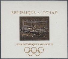 ** 1970 Müncheni Nyári Olimpia Aranyfóliás Blokk Mi 12 - Autres & Non Classés