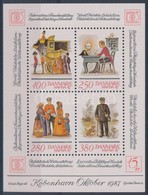 ** 1986 Nemzetközi Bélyegkiállítás HAFNIA '87 Koppenhága Blokk,
International Stamp Exhibition HAFNIA '87 Copenhagen  Bl - Otros & Sin Clasificación