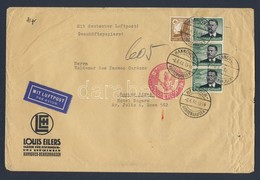 1938 Túlsúlyos Légi Levél Argentínába 6,25 RM Bérmentesítéssel / Overweight Airmail Cover With 6,25 RM Franking To Argen - Otros & Sin Clasificación