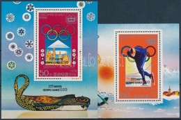 ** 1979 Téli Olimpia, Lake Placid Kisív Mi 1683-1691 + Blokk Mi 42-43 - Autres & Non Classés