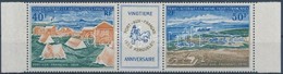 ** 1971 Port-aux-Francais ívszéli Hármascsík Mi 65-66 - Andere & Zonder Classificatie