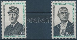 ** 1972 De Gaulle Halálának évfordulója Sor Mi 75-76 - Altri & Non Classificati