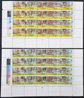 ** 1980 Rotary Sor ívszéli 20-as Tömbökben Mi 1343-1352 - Sonstige & Ohne Zuordnung