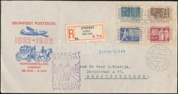 1952 ITEP Bélyegkiállítás Mi 597-600 Ajánlott FDC (patina) - Andere & Zonder Classificatie