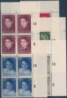 ** 1957 Gyerekek 5 ívsarki Négyestömb Mi 707-711 - Altri & Non Classificati