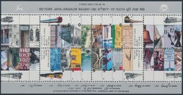 ** 1992 100 éves A Jaffa-Jeruzsálem Vasútvonal Blokk,
100 Years Of The Jaffa-Jerusalem Railway Line Block
Mi 46 - Altri & Non Classificati