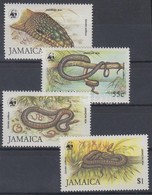 ** 1984 WWF Jamaicai Boa Sor Mi 591 I - 594 I - Otros & Sin Clasificación