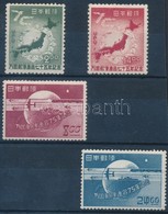 ** 1949 75 éves Az UPU Sor Mi 464-467 A - Autres & Non Classés