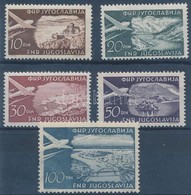 ** 1951 Repülő Sor 5 Záróértéke Mi 648-651 A + 652 Da - Autres & Non Classés