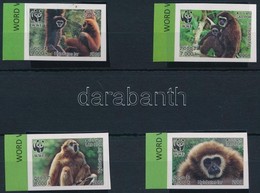 ** 2008 WWF: Majmok ívszéli Sor Mi 2062-2065 B - Altri & Non Classificati