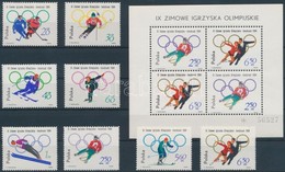 ** 1964 Téli Olimpia Sor Mi 1457-1464 + Blokk Mi 32 - Altri & Non Classificati