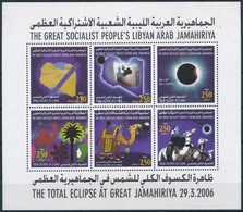 ** 2006 Teljes Napfogyatkozás Kisív,
Total Eclipse Minisheet
Mi 2875-2880 - Andere & Zonder Classificatie