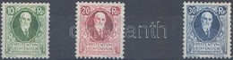 * 1925 II. János Herceg Sor Mi 72-74 - Andere & Zonder Classificatie