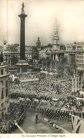 Angleterre- Londres : The Coronation Procession In  Trafalgar Square  Carte Photo    Réf 7141 - Trafalgar Square