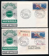 1962 Gazdasági Együttműködés 2 Klf Bélyeg Mi VI I-II 2 Db FDC-n - Other & Unclassified