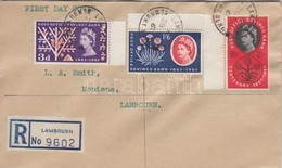 1961 100.éves A Posta Takarékpénztár Mi 343-345 Ajánlott FDC - Other & Unclassified