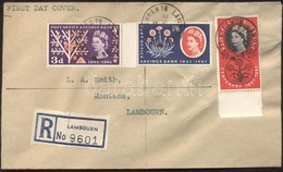 1961 Postatakarék Mi 343-345 FDC - Other & Unclassified