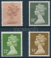 ** 1988 II. Erzsébet Brit Királynő Sor,
Elizabeth II Set
Mi 1135-1138 - Other & Unclassified