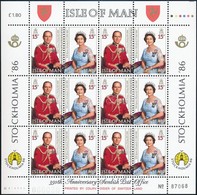 ** 1986 II. Erzsébet Brit Királynő Kisív,
Elizabeth II Minisheet
Mi 319-320 - Altri & Non Classificati